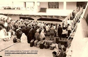 23- La quille Mers el Kebir embarquement sur le El Djezair